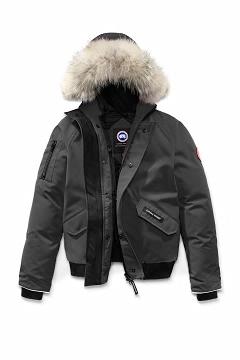 Chamarras Canada Goose Niños Mexico - Rundle Chaqueta De Bombardero Grises WB4902851